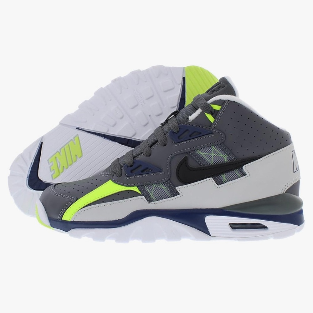NIKE AIR TRAINER SC DARK GREY NAVY CJ0580-001 GS KIDS SIZE 5.5 Y